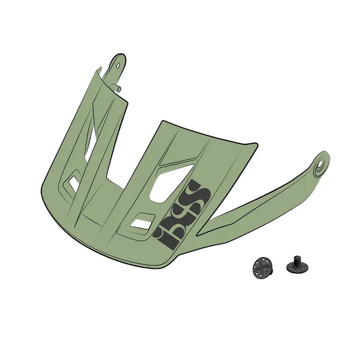 iXS Replacement Visor for Trigger All Mountain Helmet Reseda Include Hardware SM