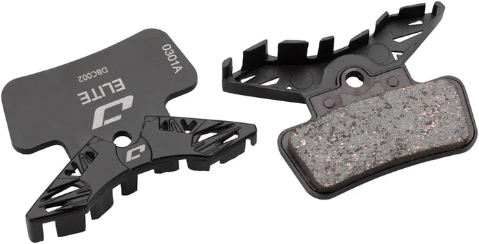 Jagwire Elite Cooling Disc Brake Pad – Semi-Metallic Aluminum Backed Fits SRAM Guide Ultimate RSC B1 RS B1 R B1