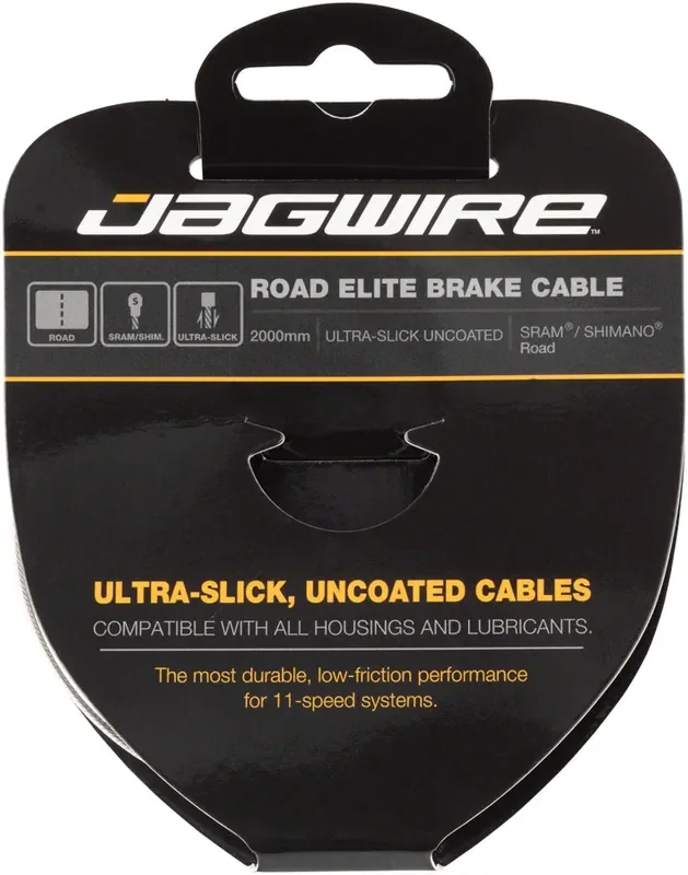 Jagwire Elite Ultra-Slick Brake Cable Polished Slick Stainless SRAM/Shimano Road