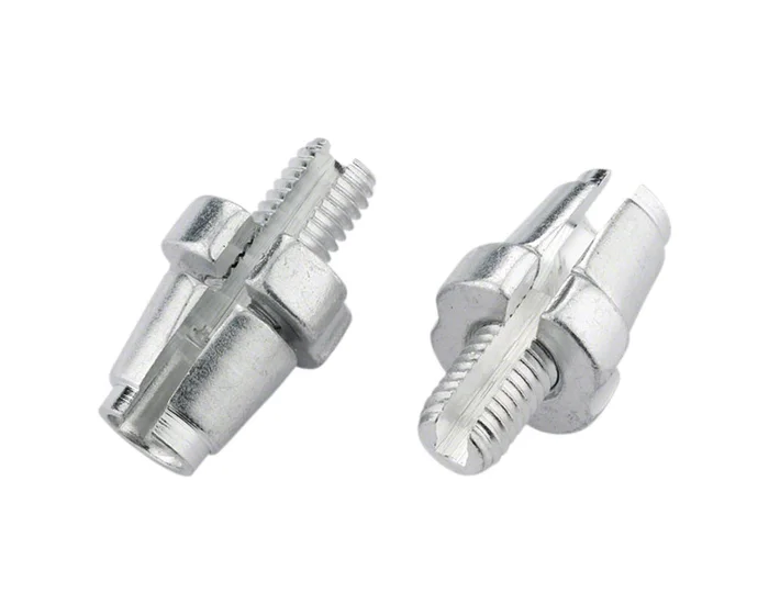 Jagwire M7 Slotted Alloy Adjusting Barrel (Silver) (Bag/10)
