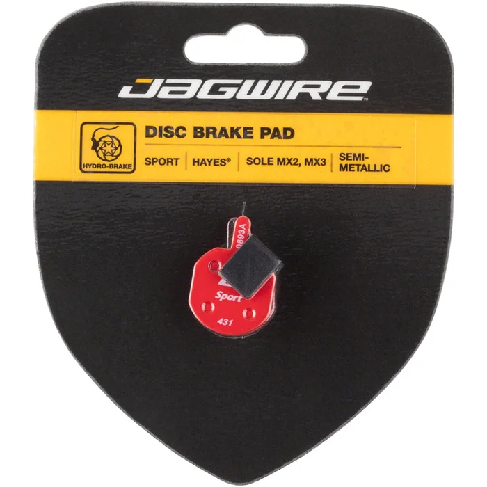 Jagwire Mountain Sport Semi-Metallic Disc Brake Pads for Hayes CX MX Sole