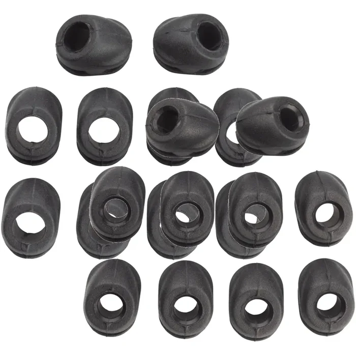 Jagwire OEM-Quality Frame Plugs Bundle 5mm & 4mm Housing, Angled Entry, Cable Routing Accessories