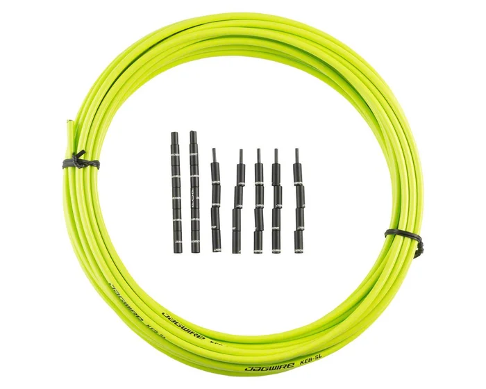 Jagwire Pro Compressionless Brake Housing (Organic Green) (5mm) (10 Meters) (w/ Slick-Lube Liner)