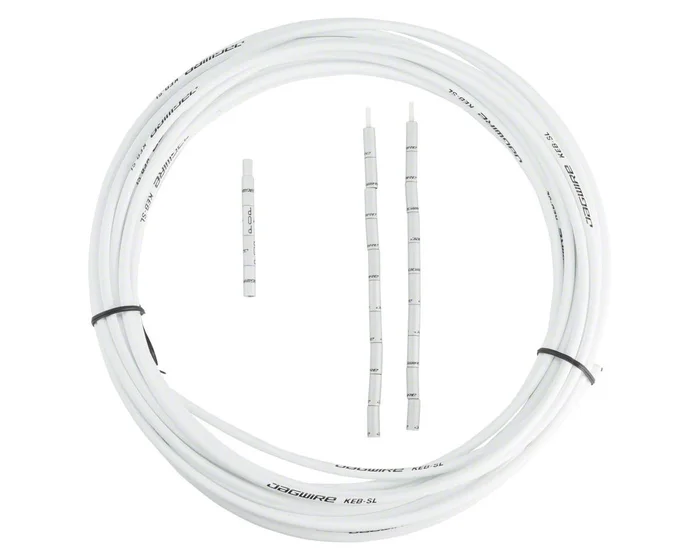 Jagwire Pro Compressionless Brake Housing (White) (5mm) (10 Meters) (w/ Slick-Lube Liner)