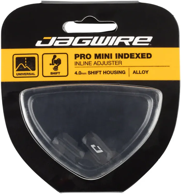 Jagwire Pro Mini Inline Indexed Cable Tension Adjusters, Black
