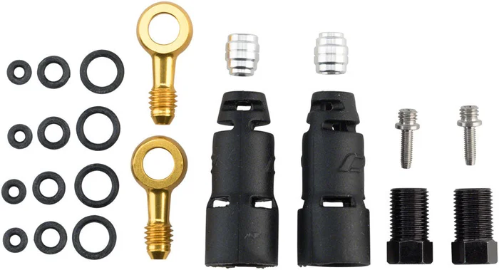 Jagwire Pro Quick-Fit Adapters Hydraulic Hose – Fits SRAM Code R/RSC Level TLM/Ultimate