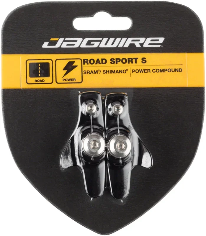 Jagwire Road Sport S Brake Pads SRAM Shimano Replaceable Pad Insert Black