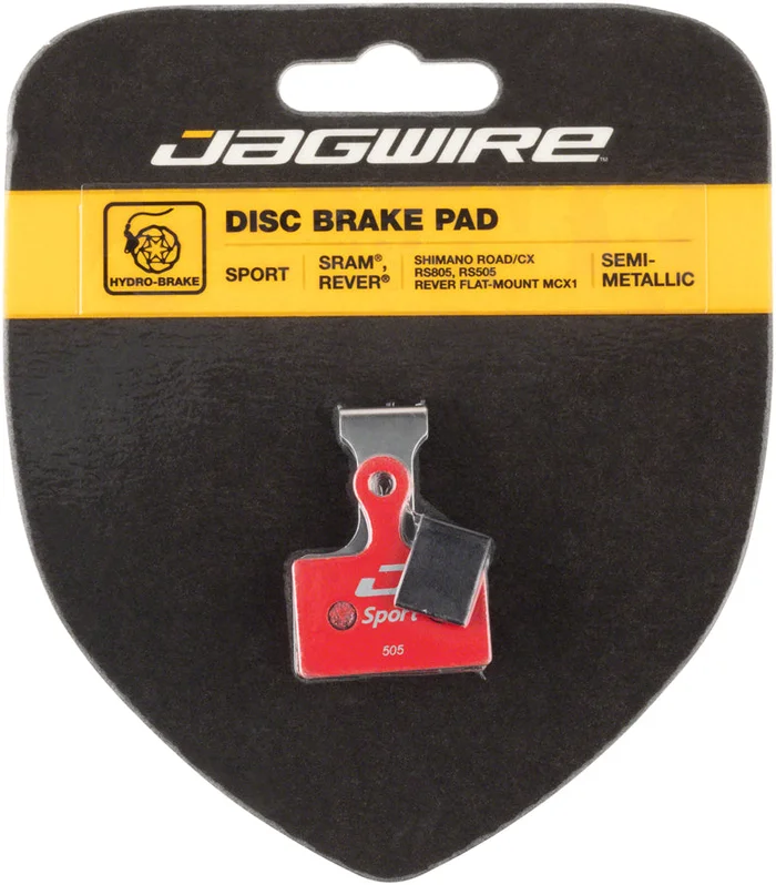 Jagwire Sport Semi-Metallic Disc Brake Pads – For Shimano Dura-Ace 9170 Ultegra R8070 105 R7070 GRX RX810 Box/25 Pairs