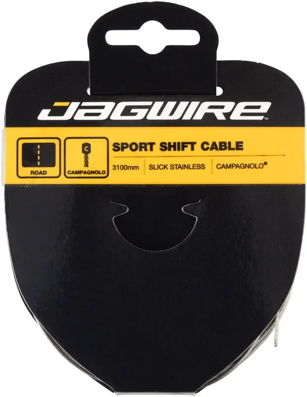 Jagwire Sport Shift Cable 1.1 x 3100mm, Slick Stainless Steel, Campagnolo Tandem