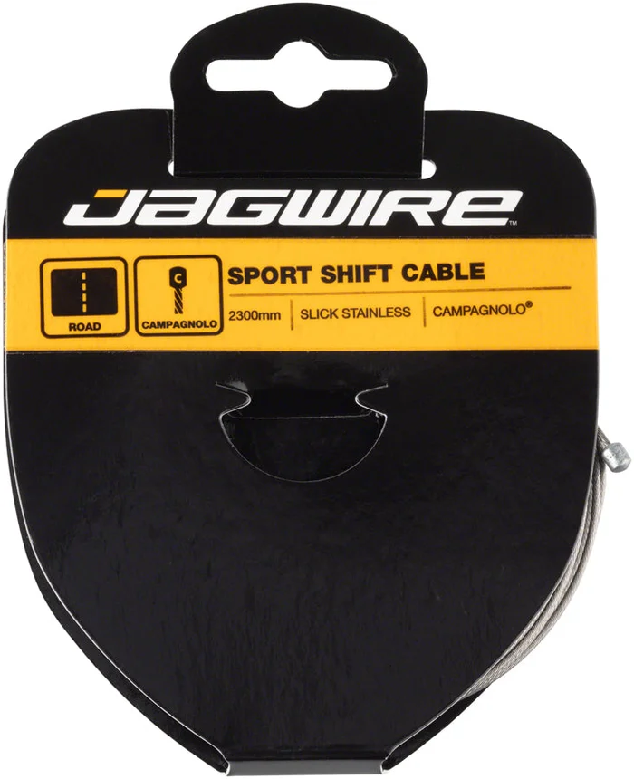 Jagwire Sport Shift Cable – 1.1 x 2300mm Slick Stainless Steel For Campagnolo