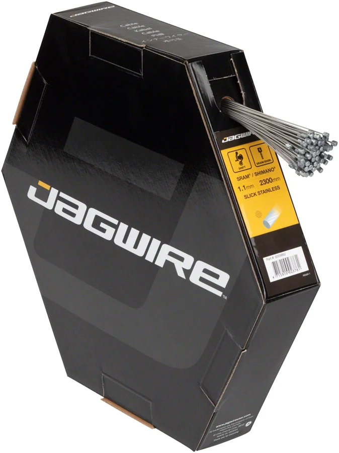 Jagwire Sport Shift Cable – 1.1 x 2300mm Slick Stainless Steel For SRAM/Shimano Box of 100