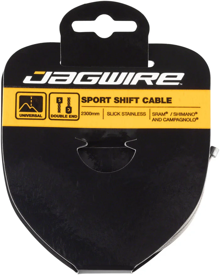 Jagwire Sport Shift Cable – 1.1 x 2300mm Slick Stainless Steel For SRAM/Shimano/Campagnolo