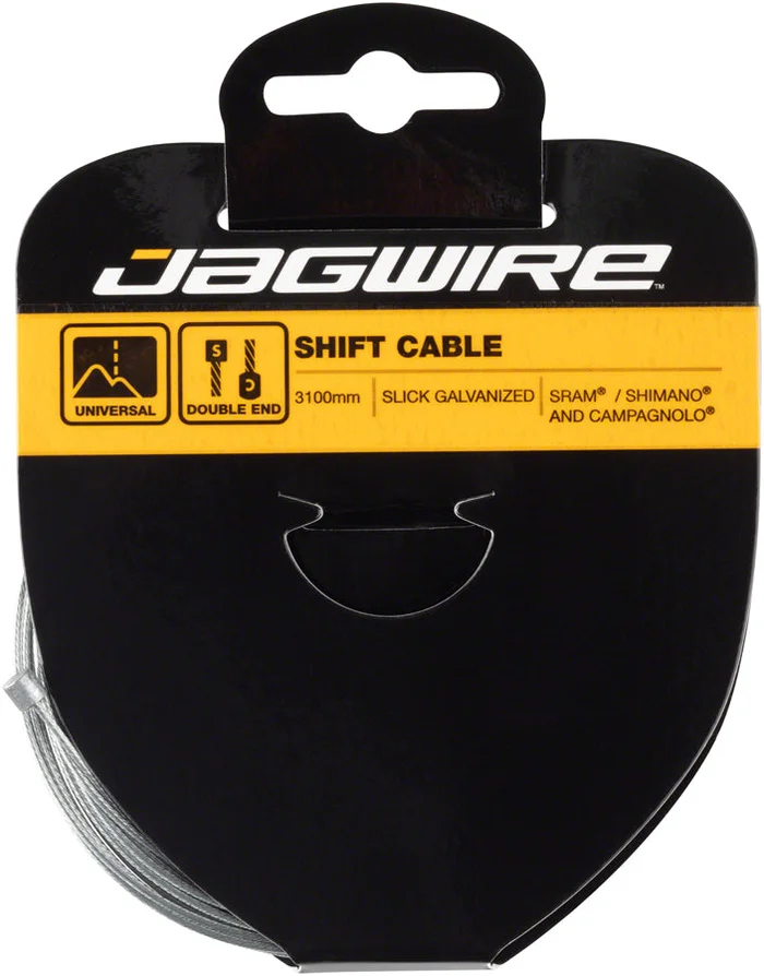 Jagwire Sport Shift Cable – 1.1 x 3100mm Slick Galvanized Steel For SRAM/Shimano/Campagnolo