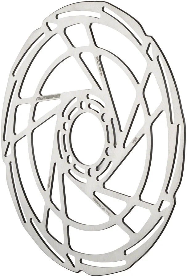 Jagwire Sport SR1 Disc Brake Rotor – 180mm 6-Bolt Silver