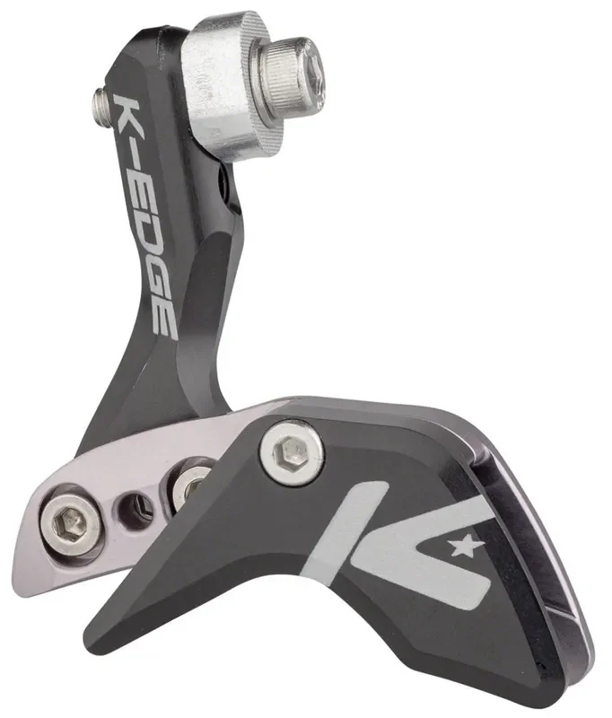 K-EDGE 1x Race Chain Guide – For Single Chainring, Braze-on, Black
