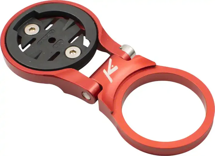 K-EDGE Adjustable Stem Mount Garmin Quarter Turn Type Computers Red
