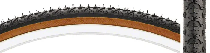 Kenda Kross Cyclo Tire 700 x 35 70psi Clincher Wire Black/Mocha 60tpi Road Bike 06325401