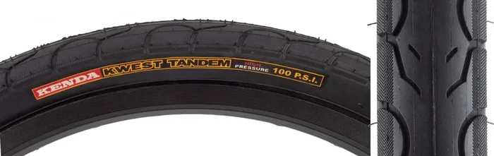 Kenda Kwest Tandem 20 x 1.5 Clincher Wire TPI 100 Black/Bsk Reflective