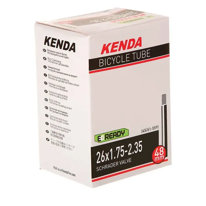 Kenda Schrader Tube Schrader, Length 48mm, 26‘‘, 1.75-2.35