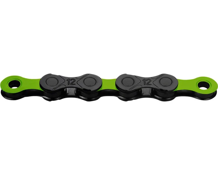 KMC DLC 12 Chain (Black/Green) (12 Speed) (126 Links)