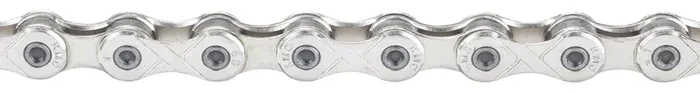 KMC e1 Chain – Single Speed 3/32″ 110 Links Silver Single Use Master Link
