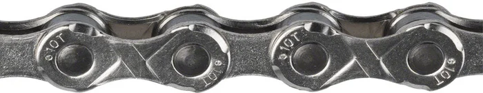 KMC e10 eBike Chain – 10-Speed 186 Links Silver