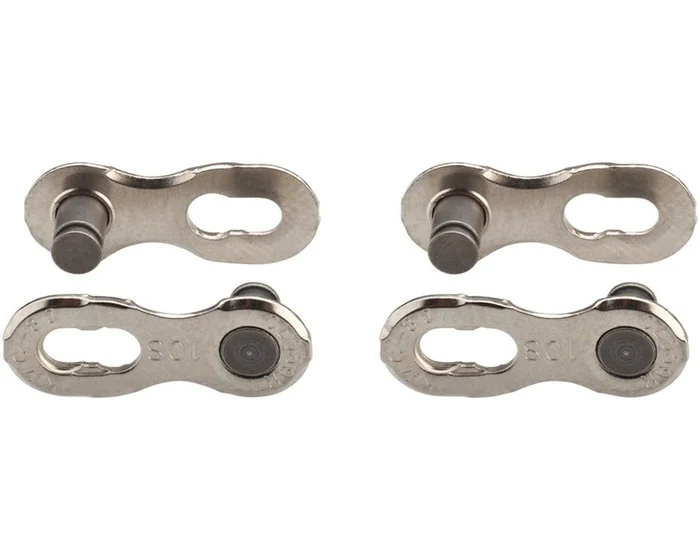 KMC Missing Link Master Link (Silver) (10 Speed) (2 Pairs)