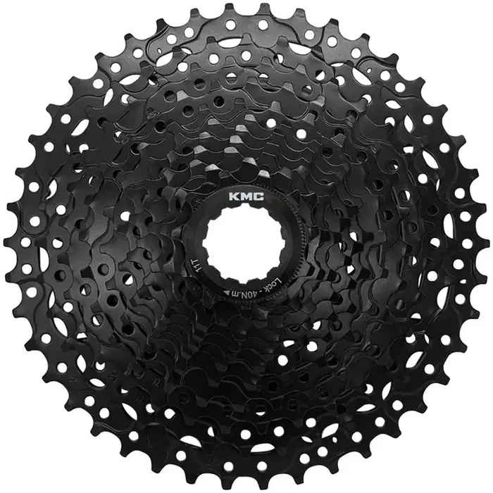 KMC REACT Cassette – 11-Speed, 11-42t, HG Driver Compatible, Black