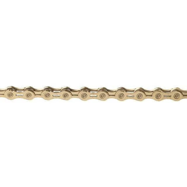 KMC X11EL Extra Light 11-Speed Bike Chain, 118 Links, Gold