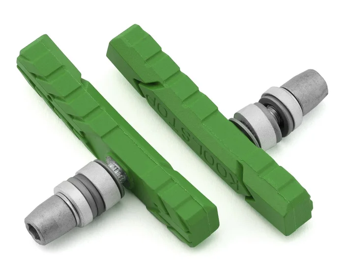 Kool Stop All Terrain Brake Pads (Lime Green) (Threaded) (1 Pair)