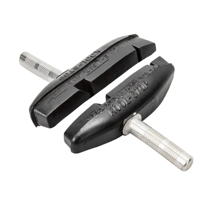 Kool-Stop Eagle Claw II Cantilever Brake Pads – Black Compound, Offset Alloy Post, Angled Toe-In for Superior Cycling Performance