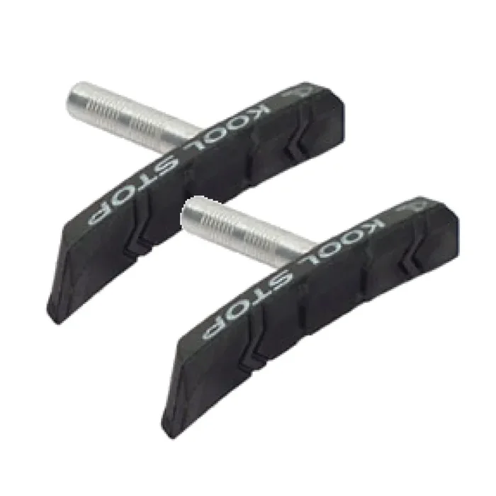 Kool Stop Mountain Brake Pads Bundle – Black & Salmon Compound, Non-Threaded Post, MTB Linear & Cantilever Brakes