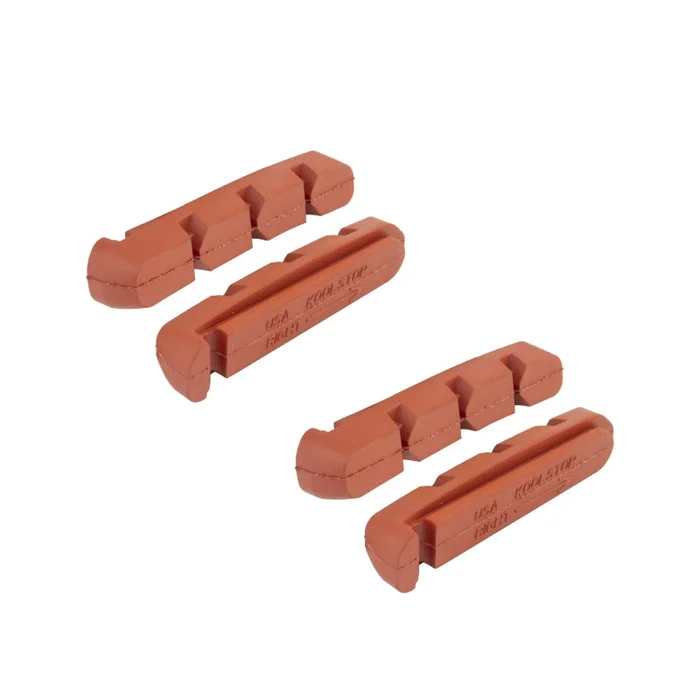 Kool Stop Shimano Deore LX Inserts Shimano All Weather Salmon