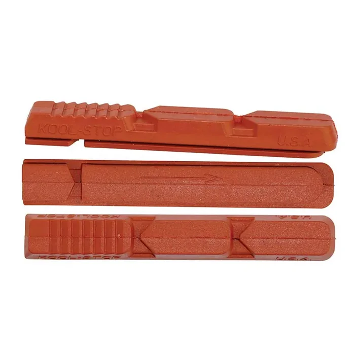 Kool-Stop V2 Linear Pull V Brake Pads Replacement Inserts Salmon Compound