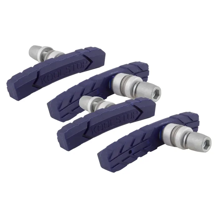Koolstop AT Threaded Brake Pads Pair for Large Wheel Bikes All-Terrain Wet-Dry Performance