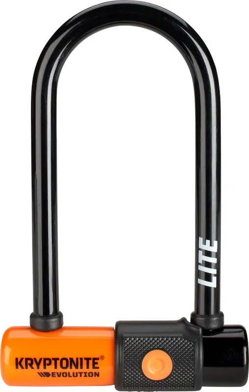 Kryptonite Evolution Series U-Lock – 2.75 x 5.9 Keyed Black Bicycle Lock