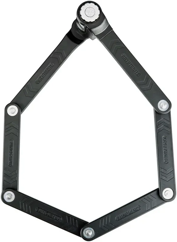 Kryptonite Keeper 585 Combo Folding Lock 85cm 3mm Black 2 Keys Included