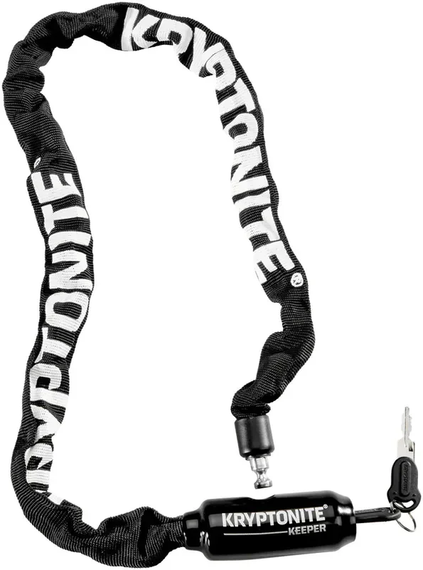 Kryptonite Keeper 585 Integrated Chain Lock Keyed 5mm x 85cm Hardened Deadbolt