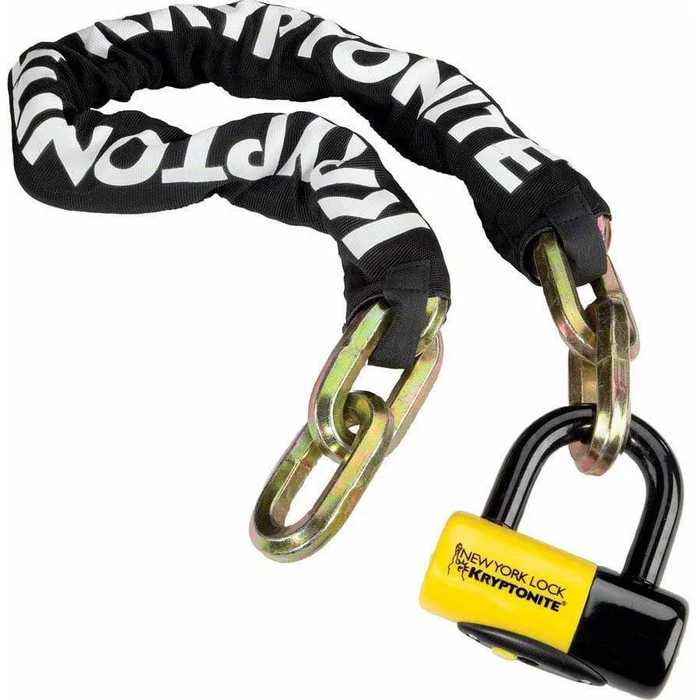 Kryptonite New York Fahgettaboudit Bike Chain 1410 and Disc Lock: 3.25′ (100cm)