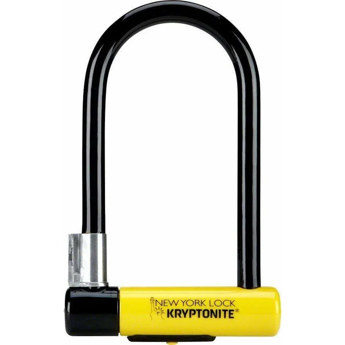 Kryptonite New York U-Lock – 4 x 8″, Keyed, Black, Includes bracket