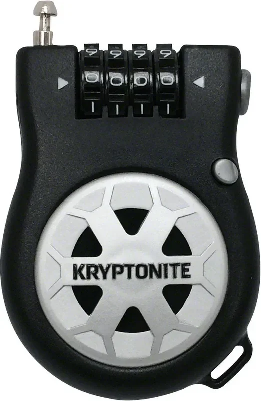 Kryptonite R-2 Retractable 4 Digit Resettable Combo Cable Lock 3‘ 90cm