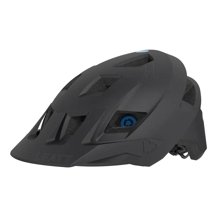 Leatt MTB AllMtn 1.0 Men Helmet – Impact-Absorbing Polymer Shell, 360° Turbine Tech, Ventilation, Recyclable Packaging, Sizes S 51-55cm
