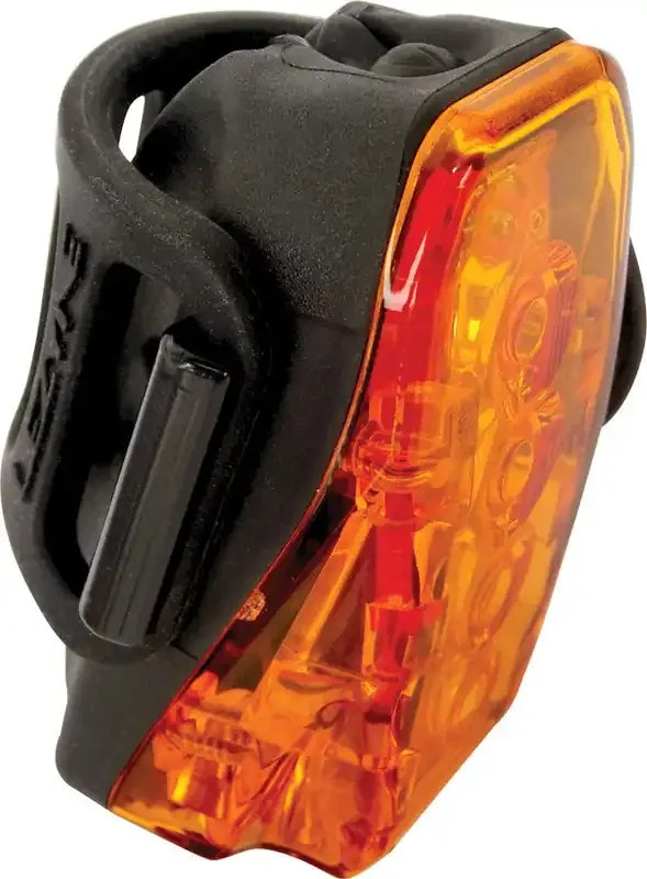 Lezyne LED Laser Drive Rear Light, Black Micro-USB Charging w/ Silicone Strap