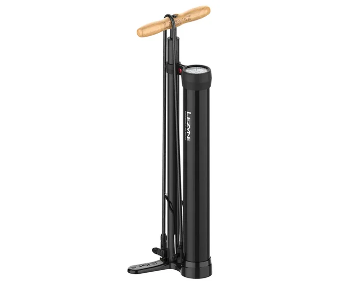 Lezyne Pressure Over Drive Floor Pump (Black) (Analog Gauge)