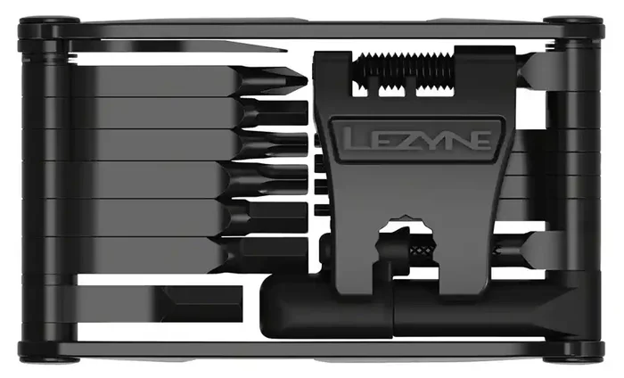 Lezyne SUPER V 23-Function Stainless Steel Bicycle Multi Tool, Black