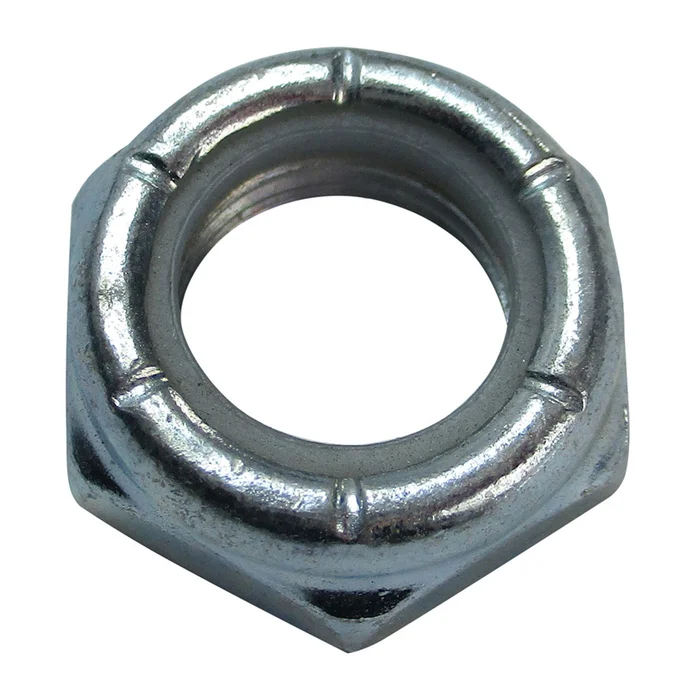 Locknut/Axle Nut, 1/2-20 Thin, Nylon Insert, Zinc Plated