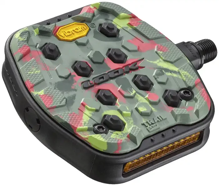 LOOK Geo Trail Grip Platform Pedal 9/16″ Chromoly Spindle Composite Body Camo