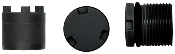 LOOK Spindle Plugs and Tool Kit – 2 Plugs, 4 NM, Black, Fits Geo Trekking