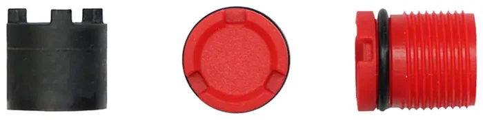LOOK Spindle Plugs and Tool Kit – 2 Plugs, 4 NM, Red, Fits X-Track