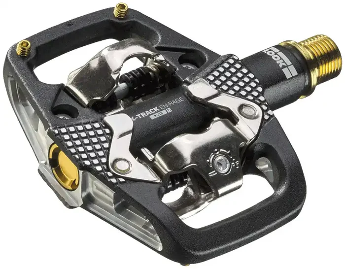 LOOK X-TRACK EN-RAGE PLUS Ti Dual Sided Clipless Platform MTB Pedals 9/16″ Black